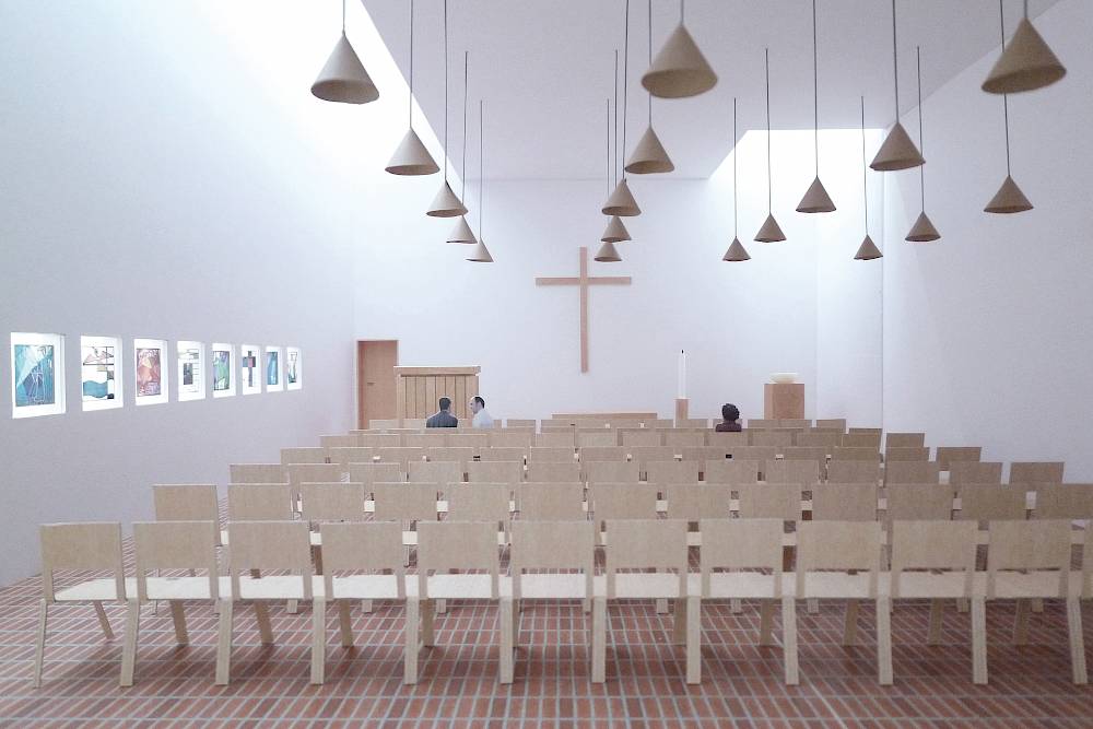 Kirche TurgiModell Kirchenraum